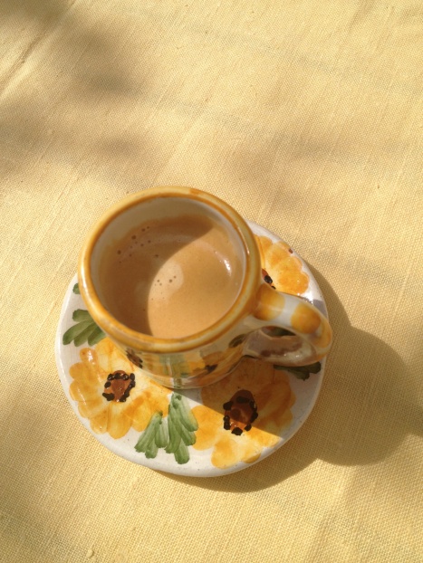 kaffe i solen